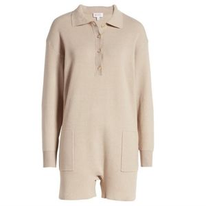 WAYF '98 Tai Long Sleeve Romper Shorts
